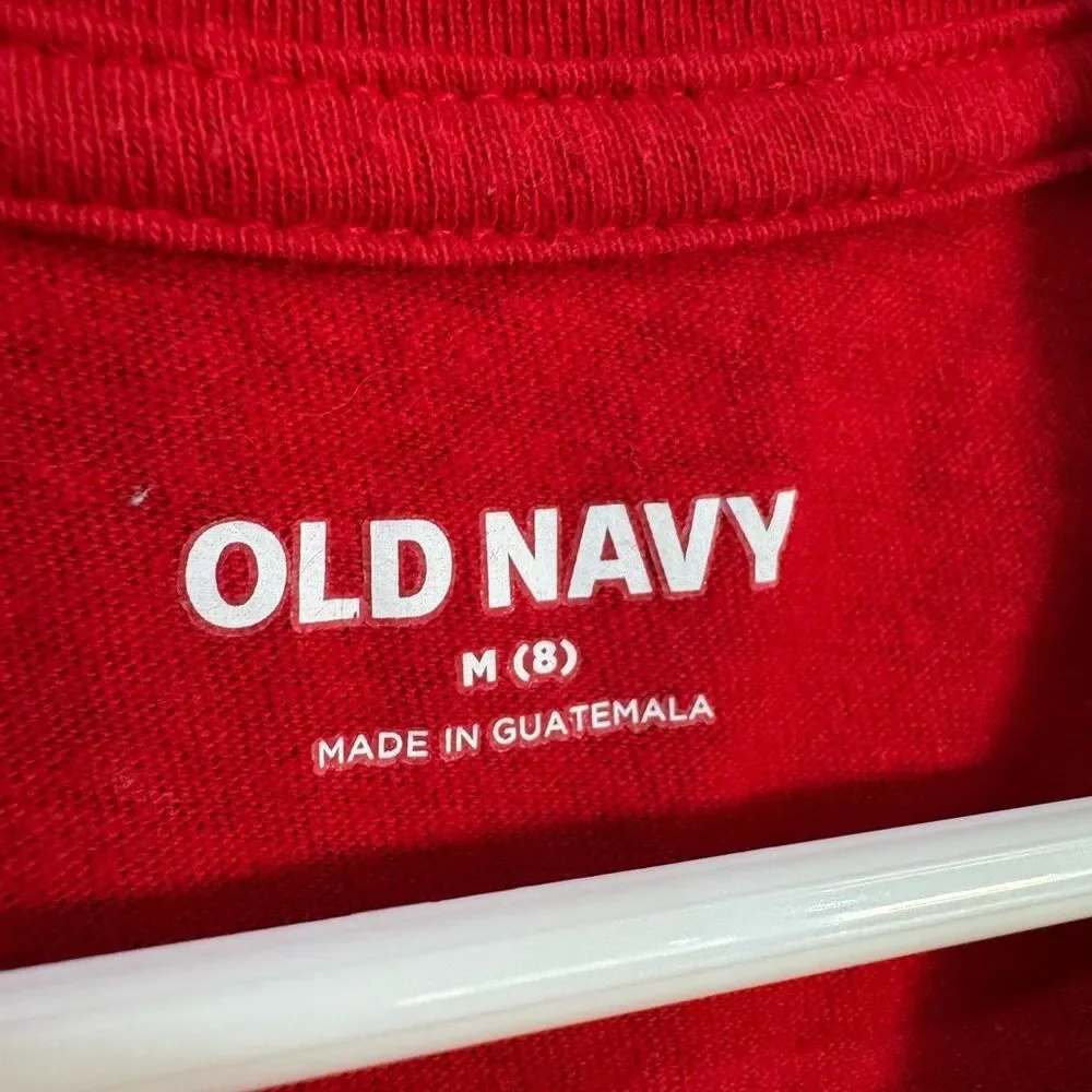 SALE! Kids’ Red Old Navy Patriotic USA S/S Tee Size M (8) EUC